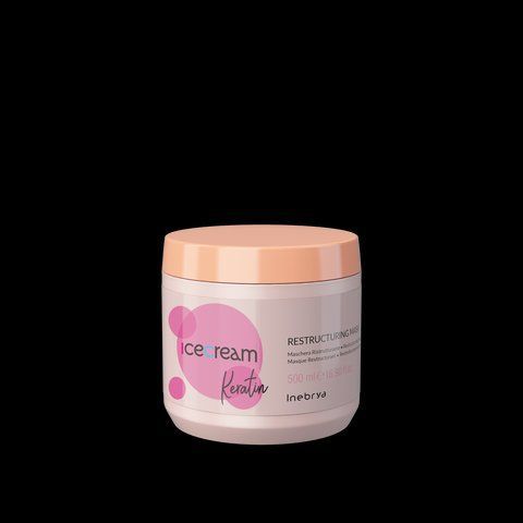 Маска відновлююча з кератином Inebrya Keratin Restructuring Mask, 500 мл New 116216224 фото