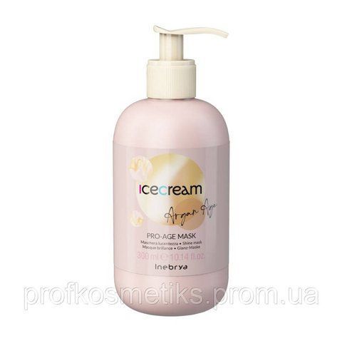 Маска з аргановою олією для фарбованого волосся Inebrya Pro-Age Mask Argan Oil, 300 мл New 127602651 фото