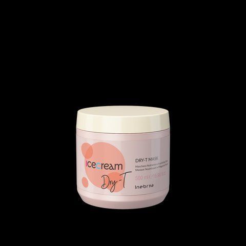 Маска для сухого, кучерявого й фарбованого волосся Inebrya Mask Dry-T, 500 мл New 116231297 фото