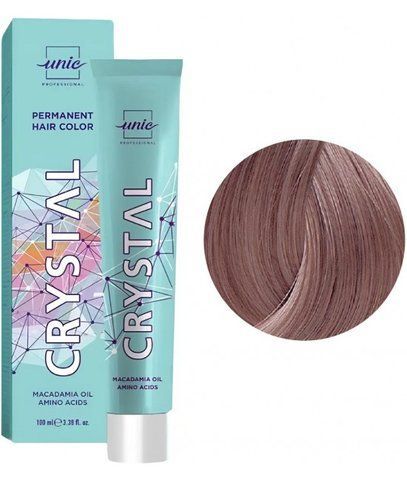 Крем-фарба для волосся Unic Professional Crystal Permanent Color 9/056 Блонд натуральний червоно-фіолетовий 102933059 фото