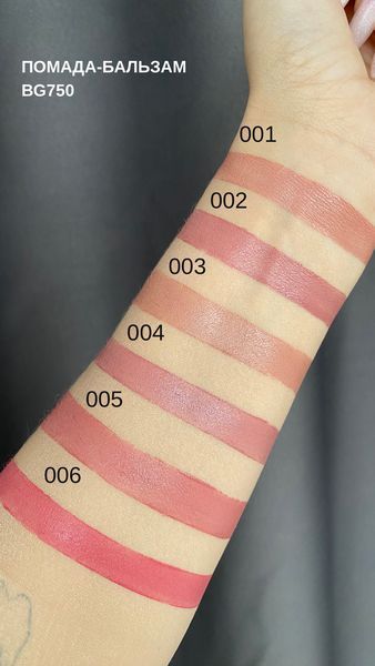 Помада-бальзам для губ Glossiness Lipstick Balm Bogenia BG750 005 Warm Rose 118690980 фото