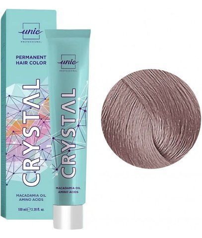 Крем-фарба для волосся Unic Professional Crystal Permanent Hair Color 9/65 Блонд фіолетово-червоний, 100 мл 102977733 фото