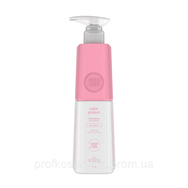 Шампунь для окрашенных волос Color Protect 503 мл NishLady 127454758 фото