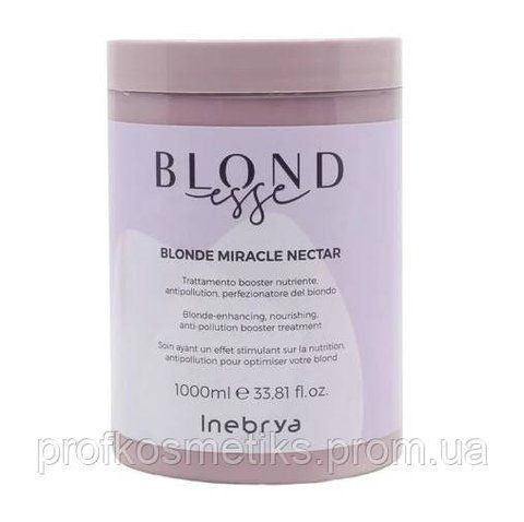 Інтенсивна поживна маска для блонду Inebrya Blonde Miracle Nectar, 1000 мл 125538835 фото