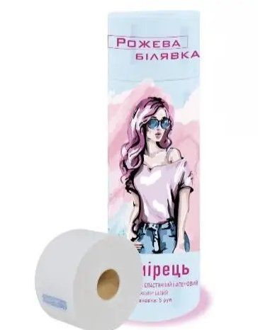 Комірець для перукарів еластичний "Рожева Білявка" (5 рул/пач) паперовий Колір: білий 96926819 фото