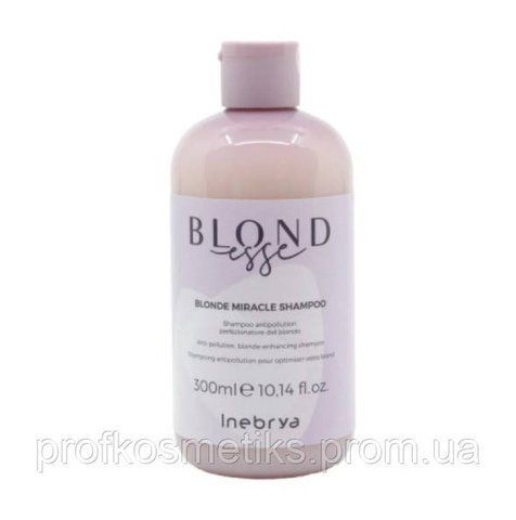 Хелатуючий шампунь для блонду Inebrya Blonde Miracle Shampoo, 300 мл 125545713 фото