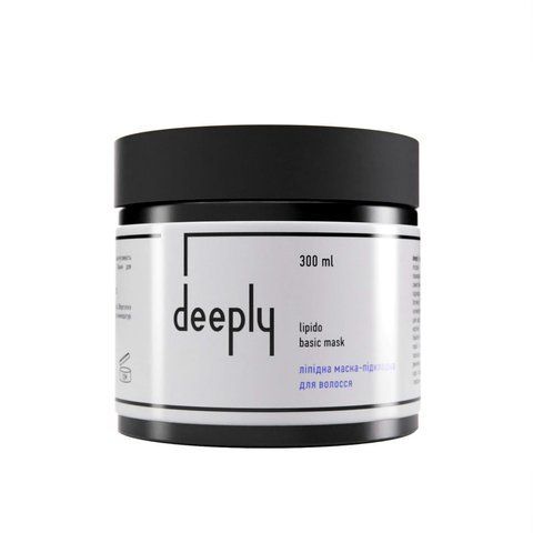 Липидная маска-подкладка для волос deeply lipido basic mask 300 мл 122330152 фото