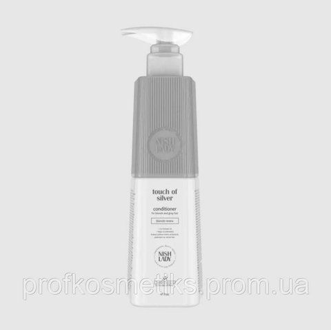 Кондиціонер для нейтралізації жовтизни Touch of Silver 503 мл NishLady 137525440 фото